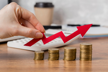 Crecimiento de monedas